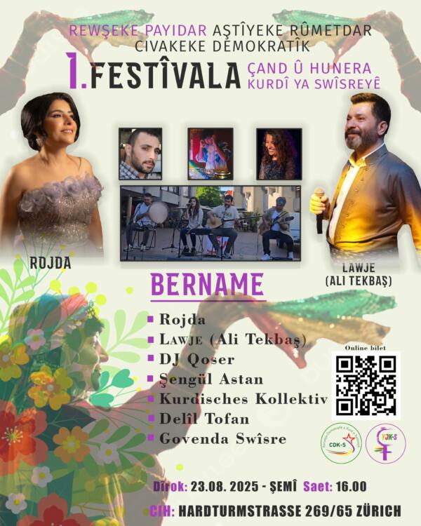 Festîvala Çanda û Hunera Kurdî ya Swîsreyê – Bilet